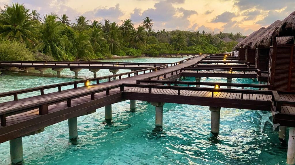 Sheraton Full Moon resort on your trip to the Maldives