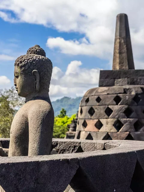 Borobudur temple in Yogyakarta, Indonesia
